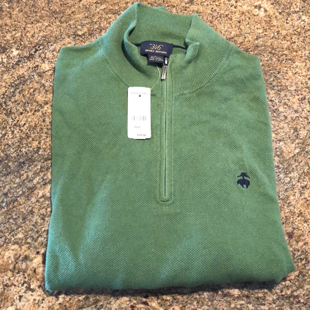 Brooks Brothers Zip Pullover Sweater